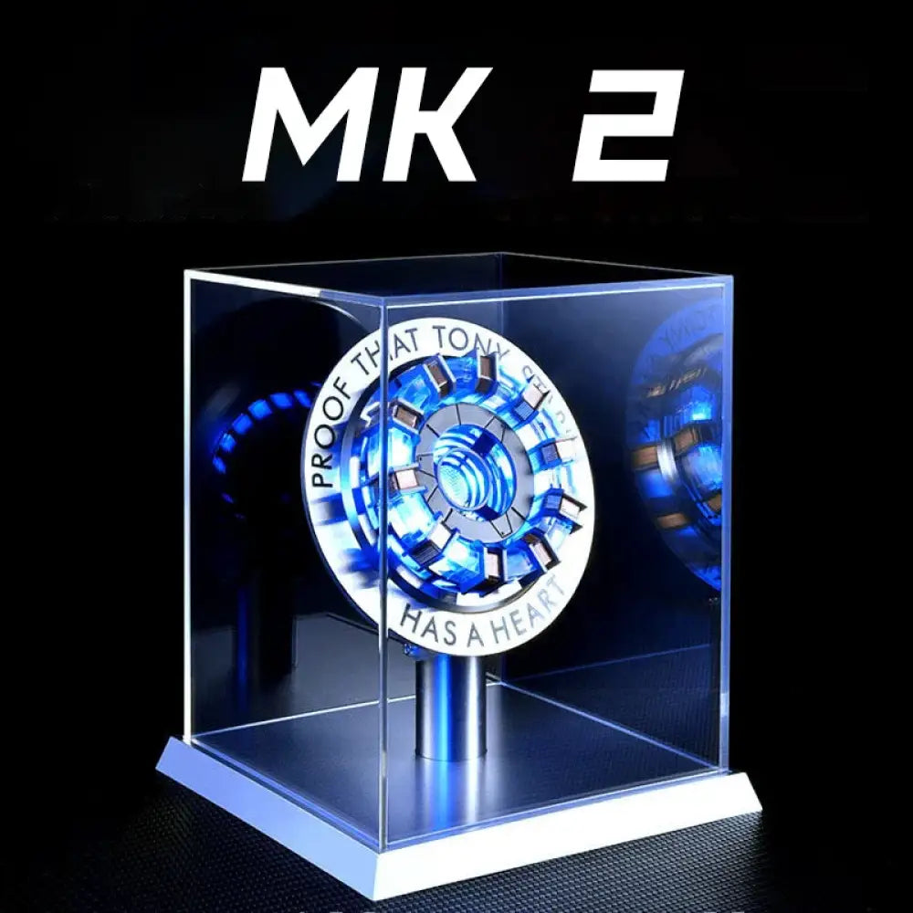 Stark Arc Reactor Metal Alloy USB LED Lamp Voice Control PVD 18cm Collectible