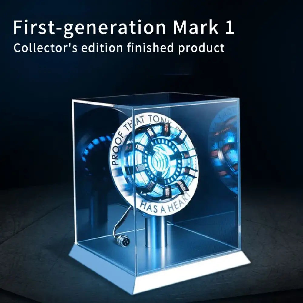 Stark Arc Reactor Metal Alloy USB LED Lamp Voice Control PVD 18cm Collectible