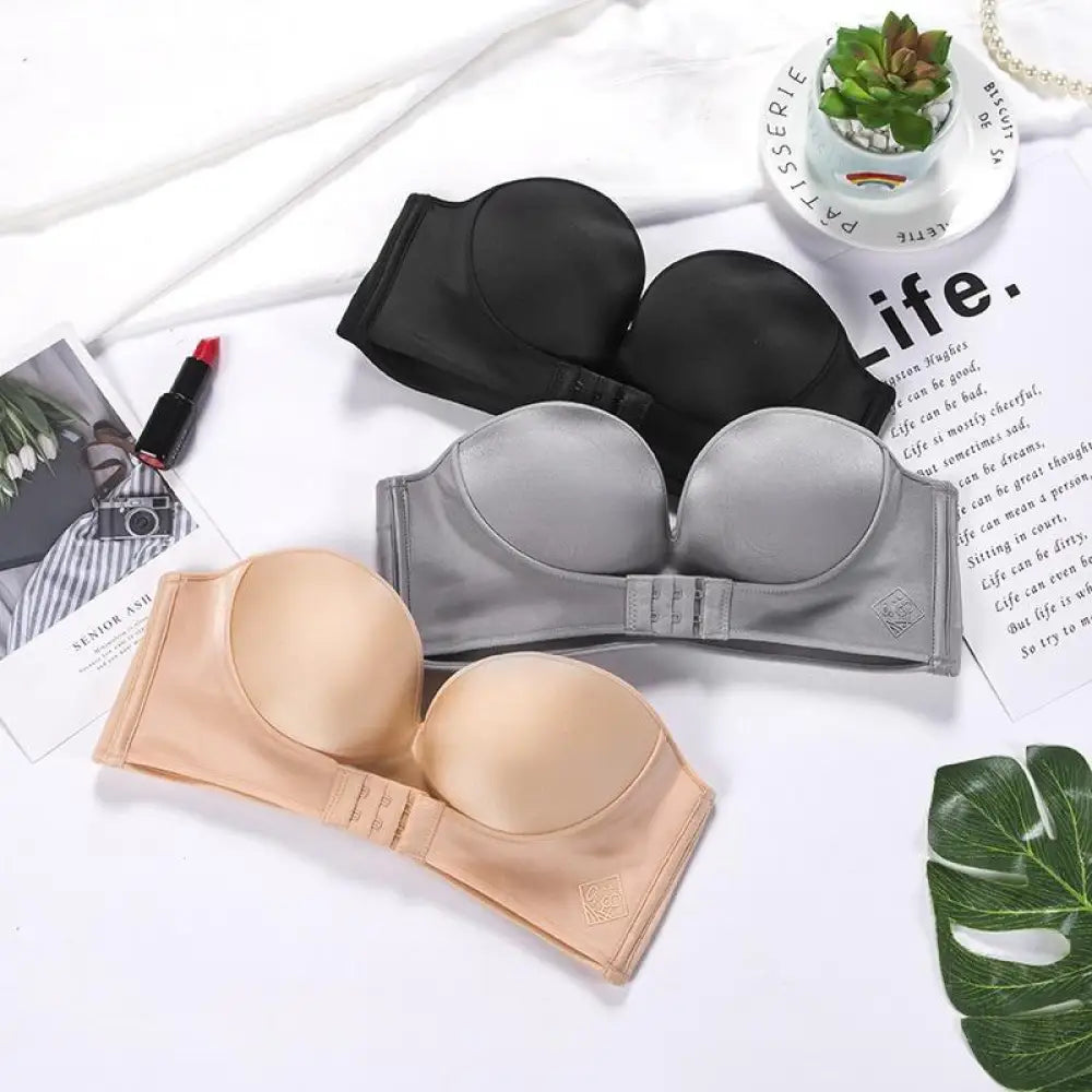 StayUp Strapless Front Buckle Lift Bra