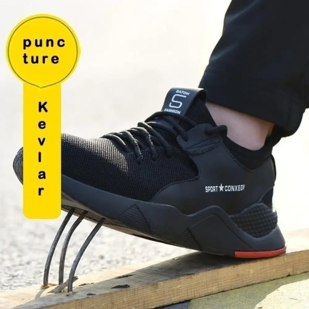 Steel Toe Protective Sneakers Durable Sports Shoes