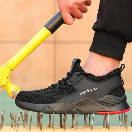 Steel Toe Protective Sneakers Durable Sports Shoes