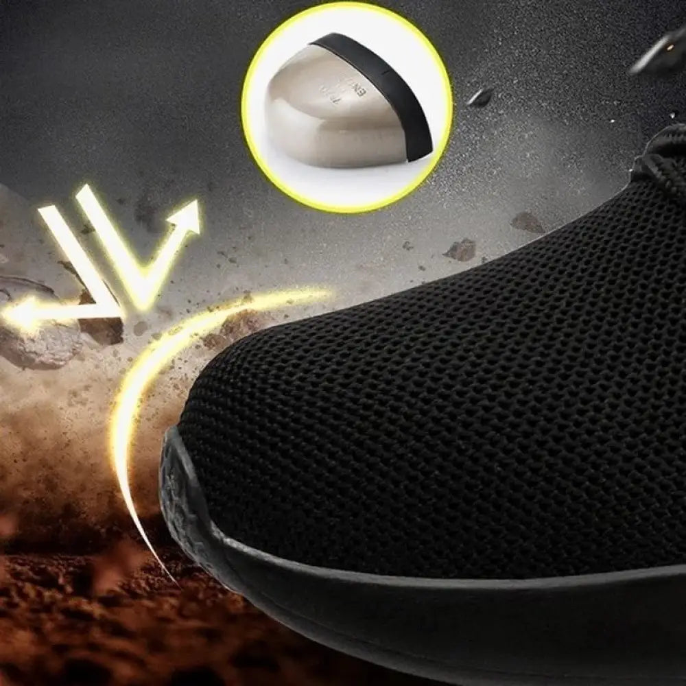 Steel Toe Protective Sneakers Durable Sports Shoes