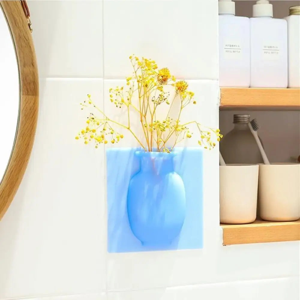 Stick-on Silicone Vase