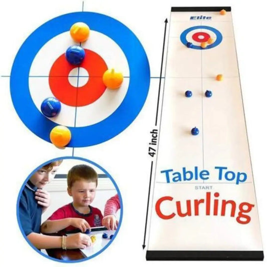 Tabletop Bullseye Curling Game