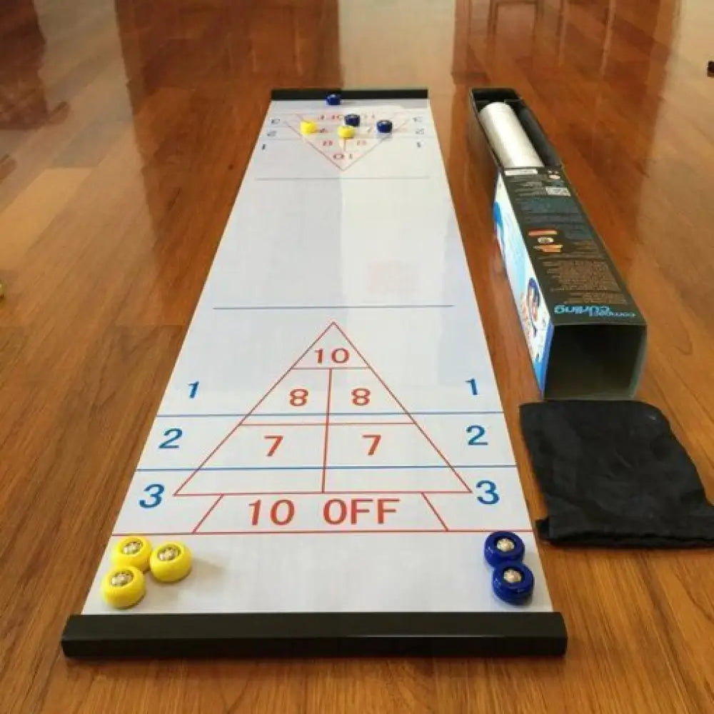 Tabletop Bullseye Curling Game