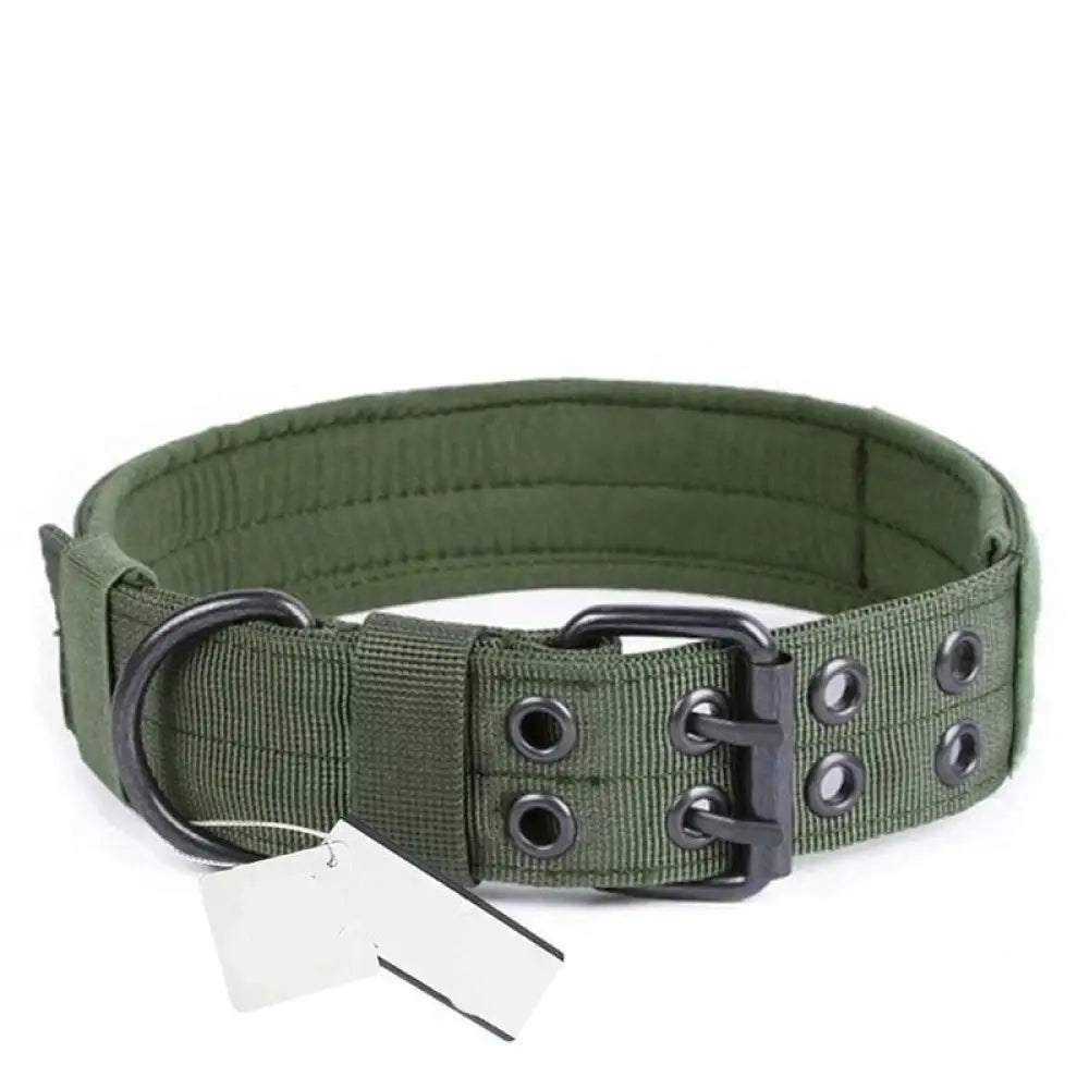 Tactical Dog Collar with Custom Patch