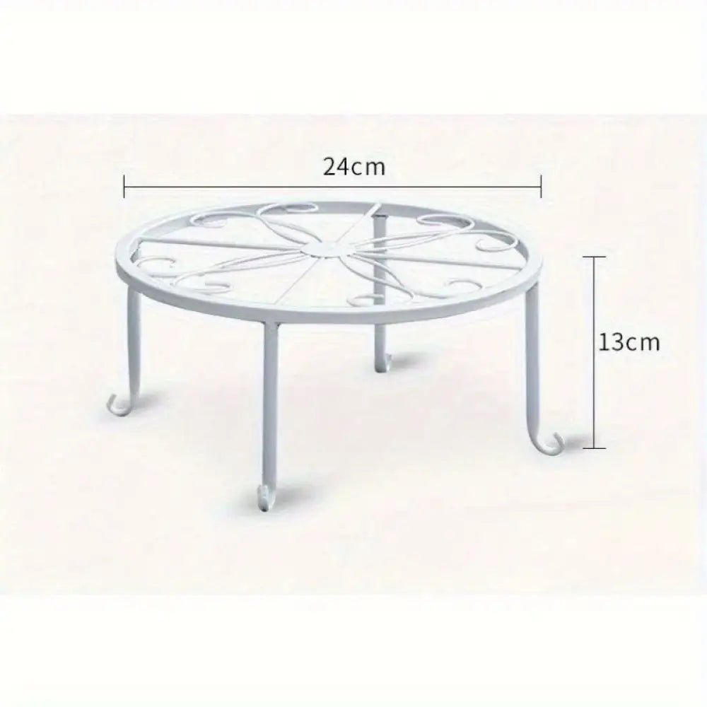 Tall Cast Iron Plant Stand Heavy Duty Vintage Metal Flower Pot Holder