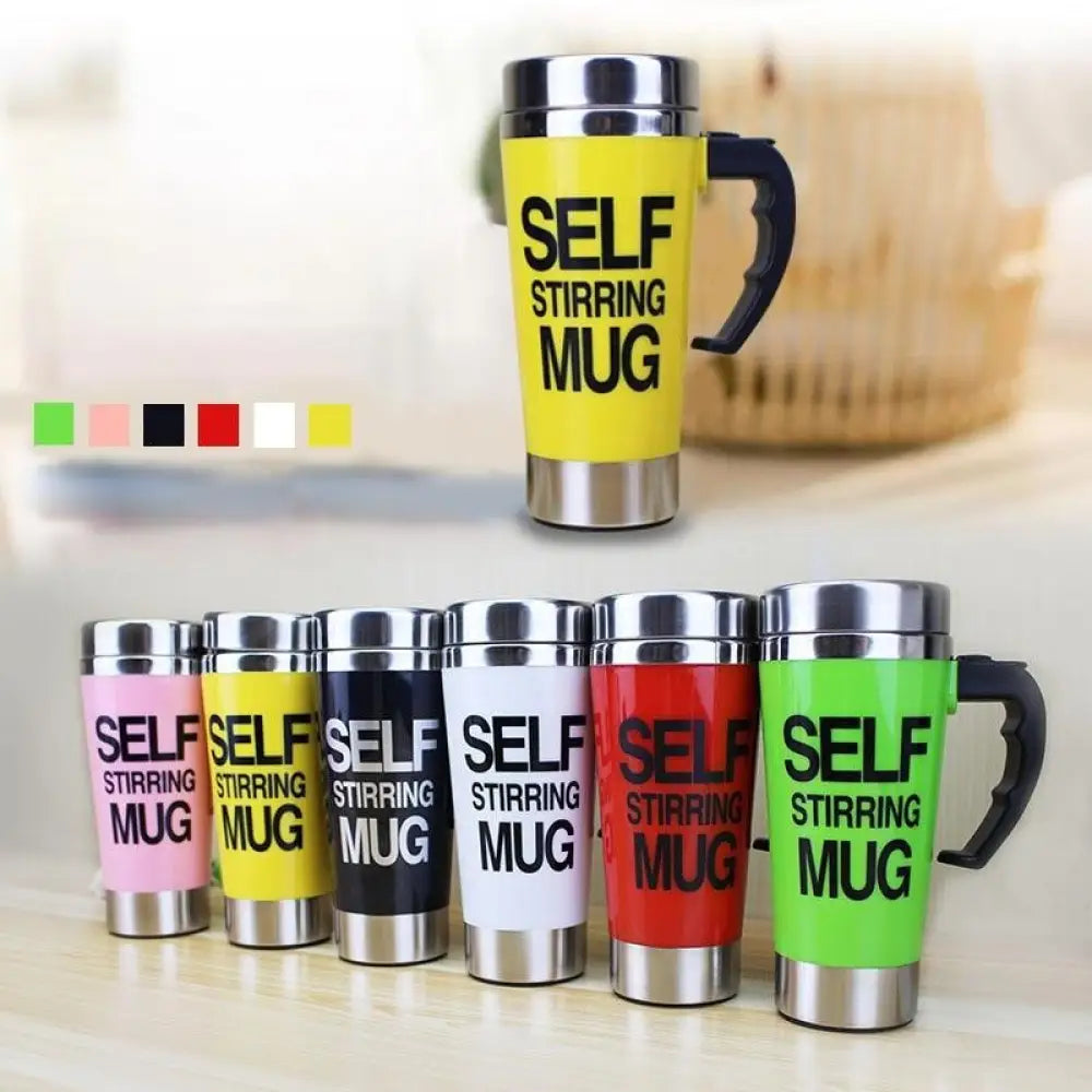 Tall Self-Stirring Mug
