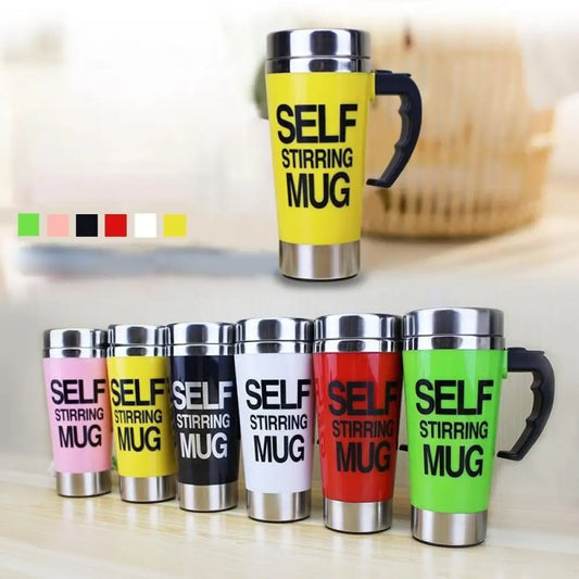 Tall Self-Stirring Mug