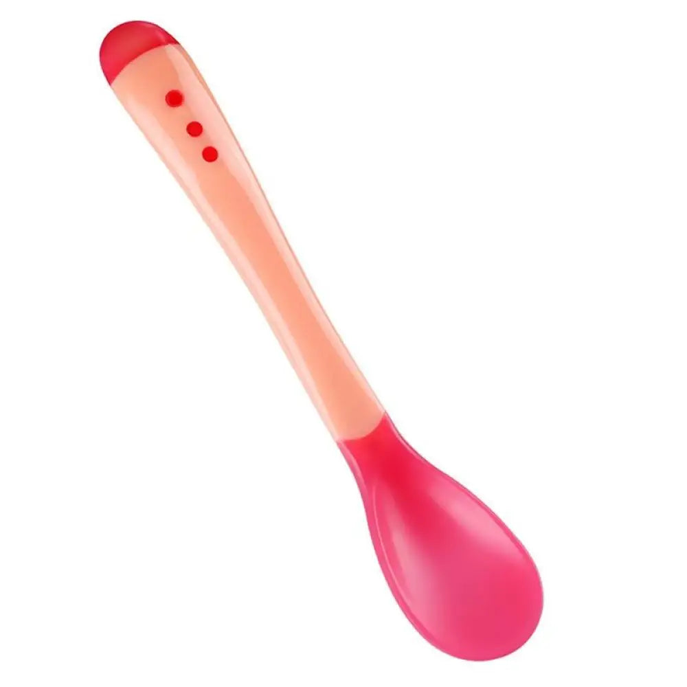 Temperature Sensing Silicone Baby Spoon
