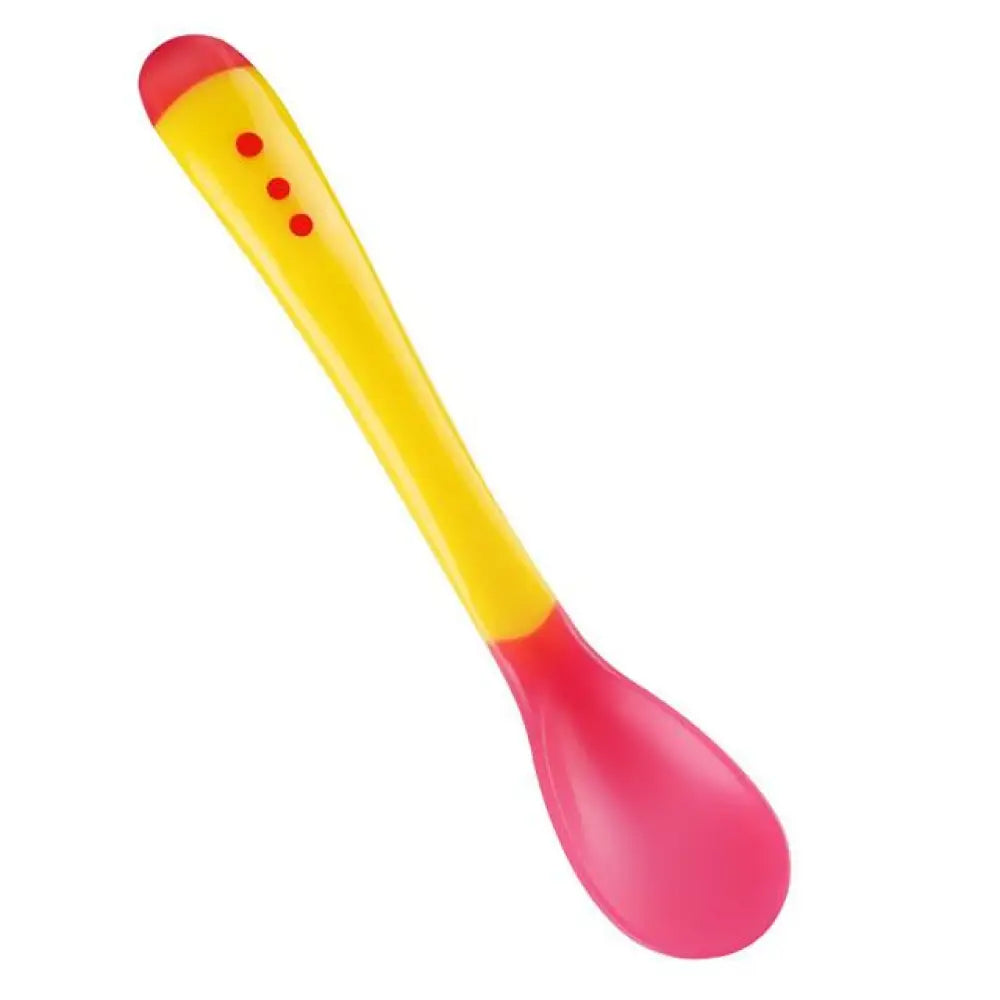 Temperature Sensing Silicone Baby Spoon