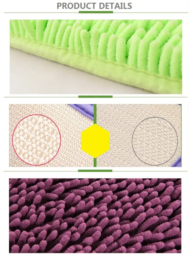 Thick EVA Memory Bath Mat – Absorbent Rug for Toilet, Bathtub & Door