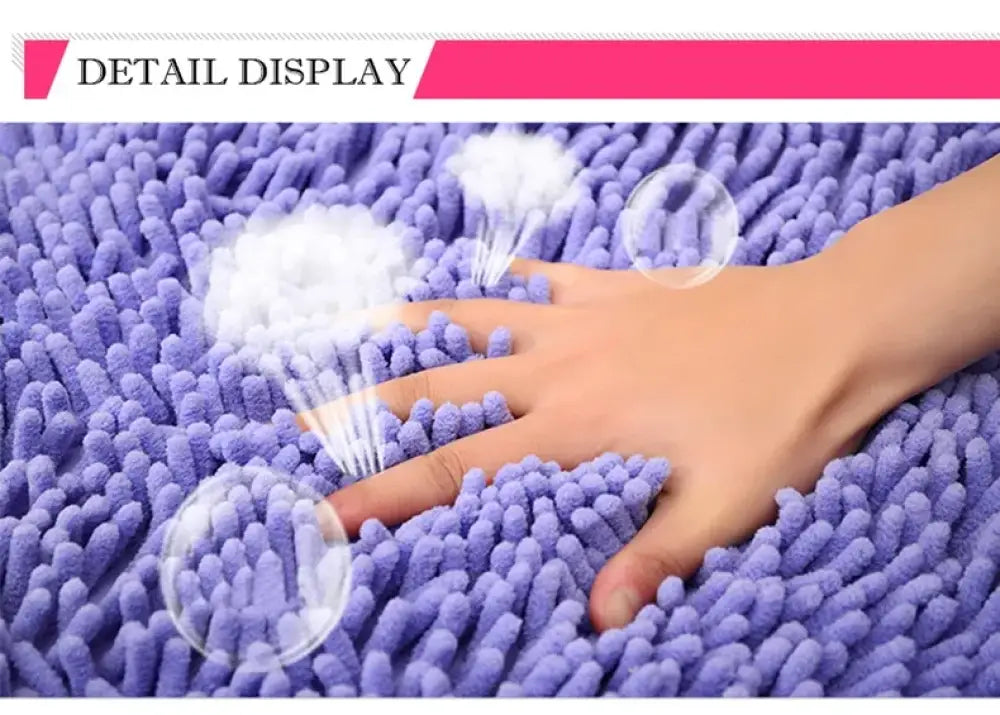 Thick EVA Memory Bath Mat – Absorbent Rug for Toilet, Bathtub & Door