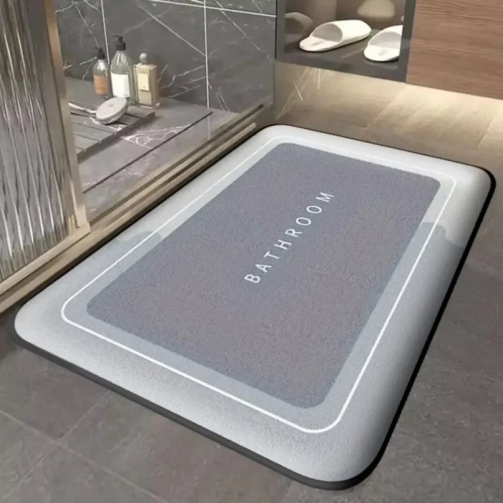Thickened Absorbent Floor Mat – Quick-Dry Non-Slip Bathroom Entry Mat