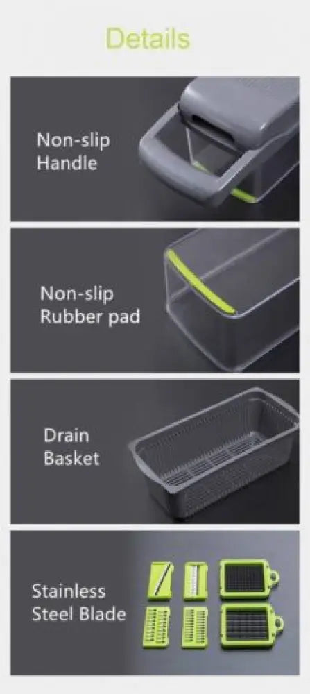 Thin Vegetable Mandoline Slicer Adustable Safe Cutter Machine