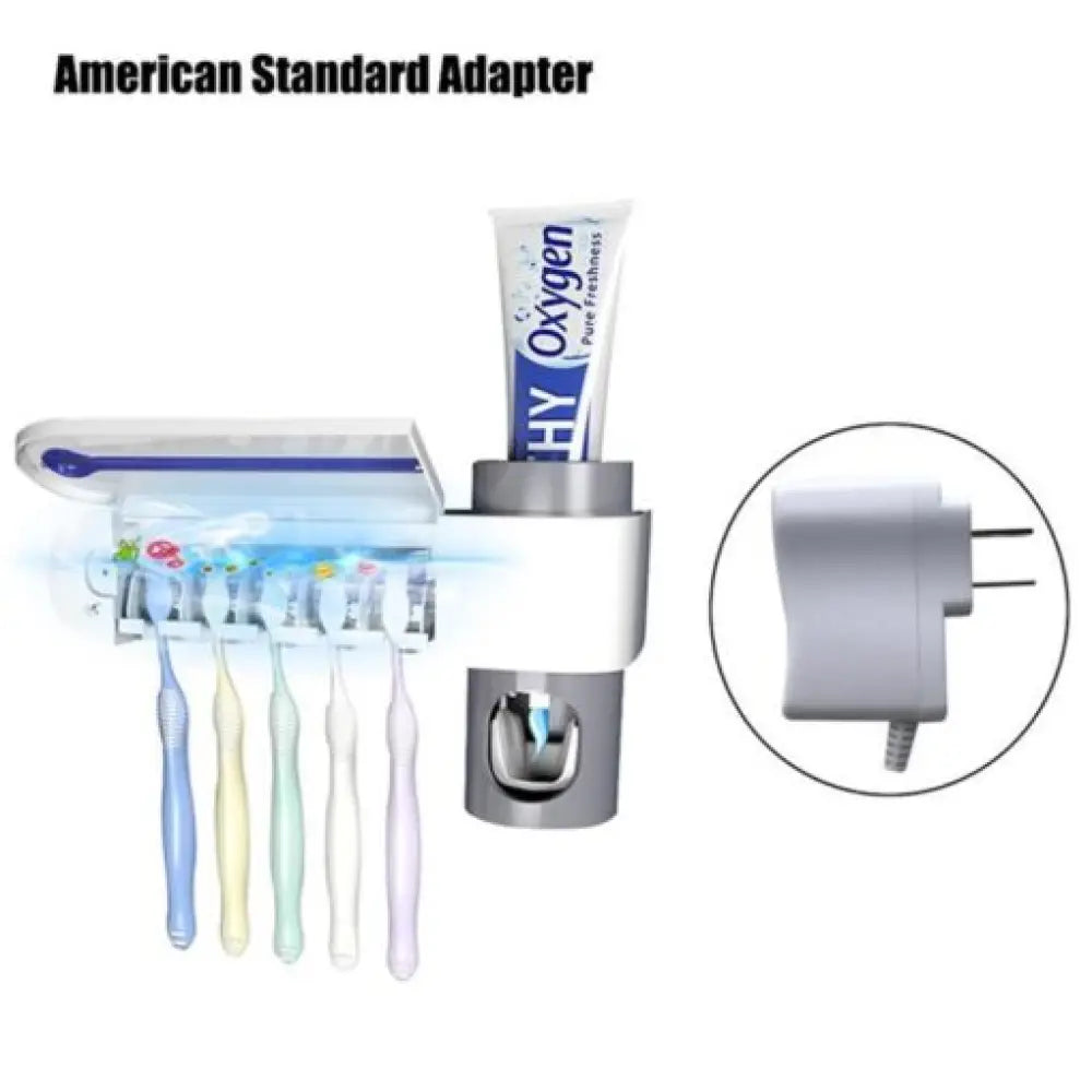 Toothbrush Sanitizer Holder and UV Disinfection