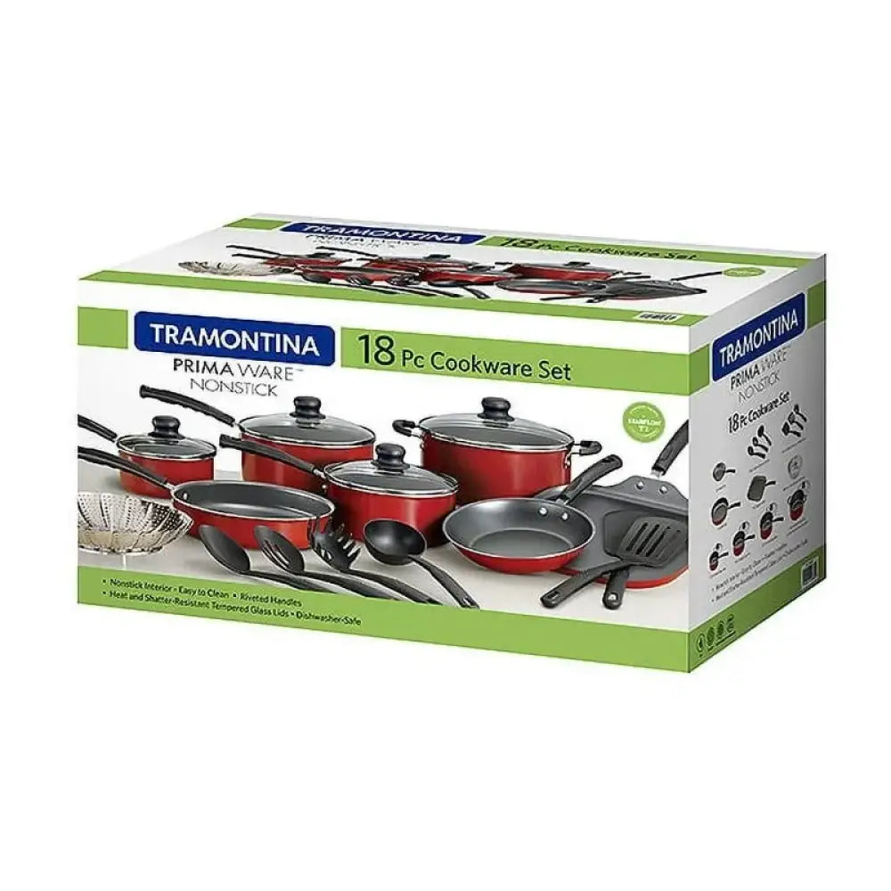 Tramontina Primaware 18-Piece Non-Stick Cookware Set