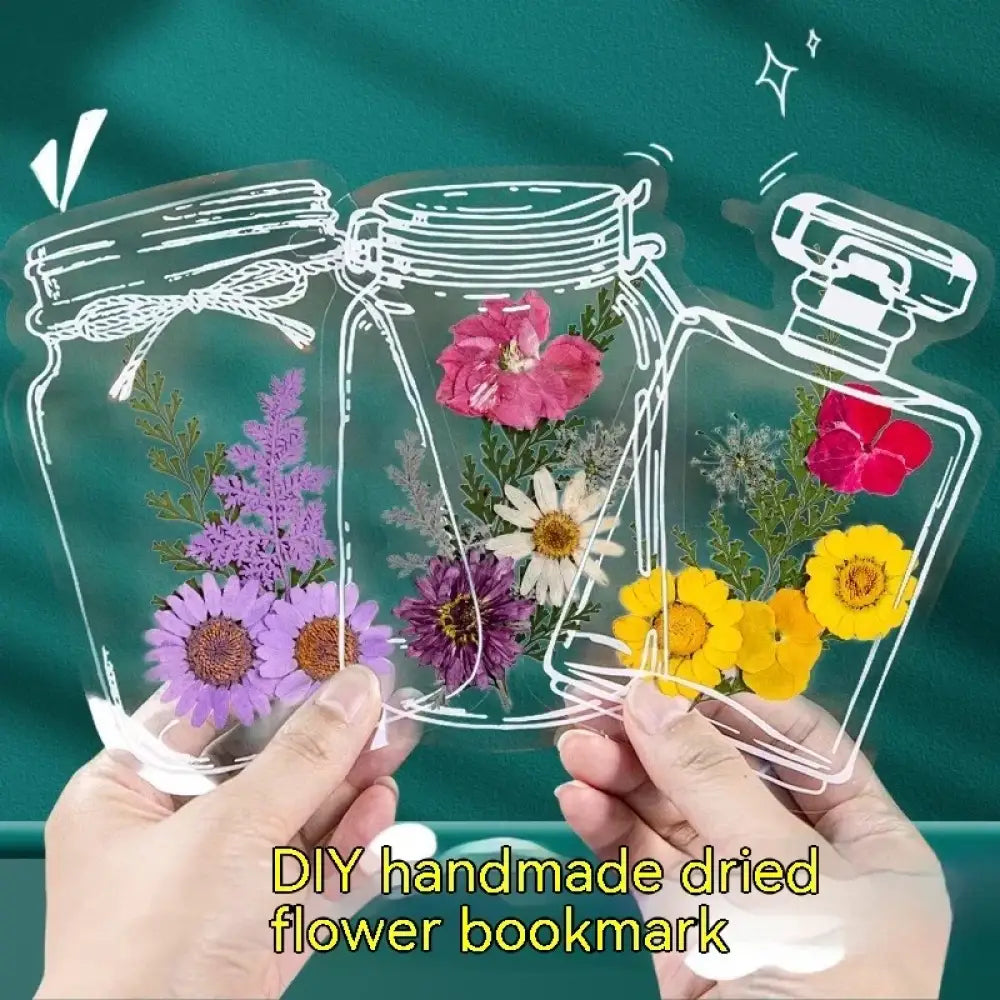Transparent Dried Flower Bookmarks
