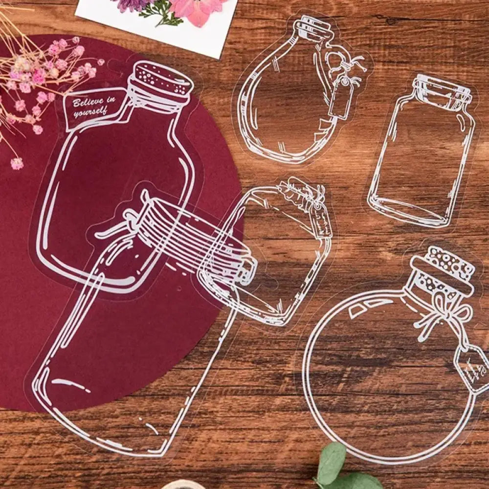 Transparent Dried Flower Bookmarks