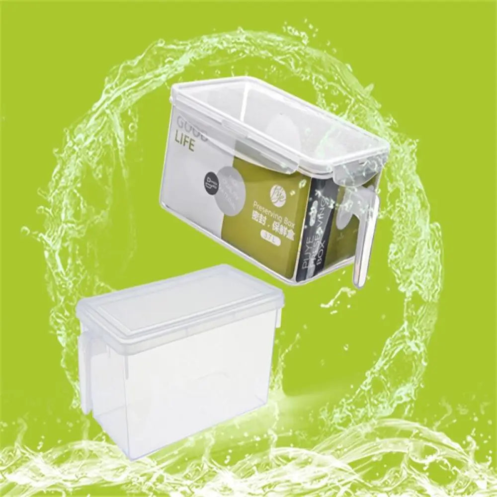 Transparent Food Storage Containers Fridge Organizer