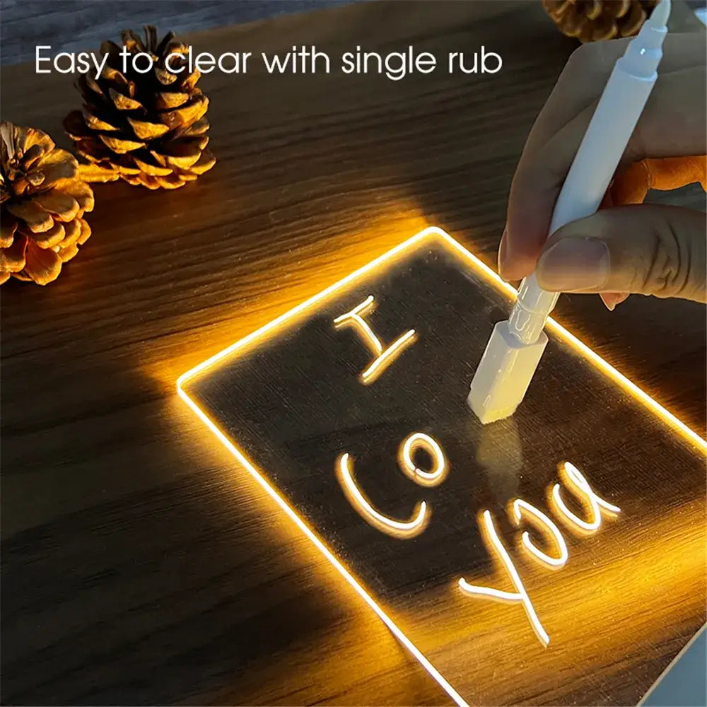 Transparent Luminous Acrylic LED Night Lights