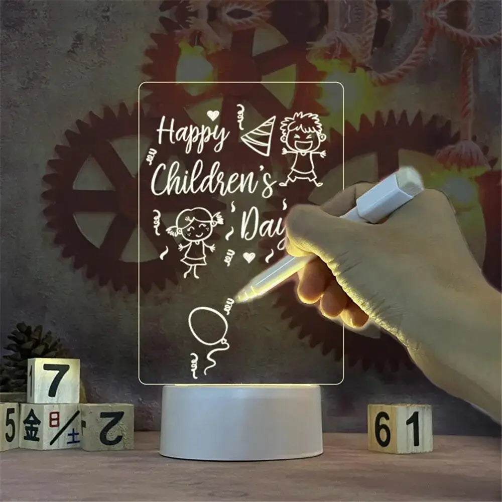 Transparent Luminous Acrylic LED Night Lights