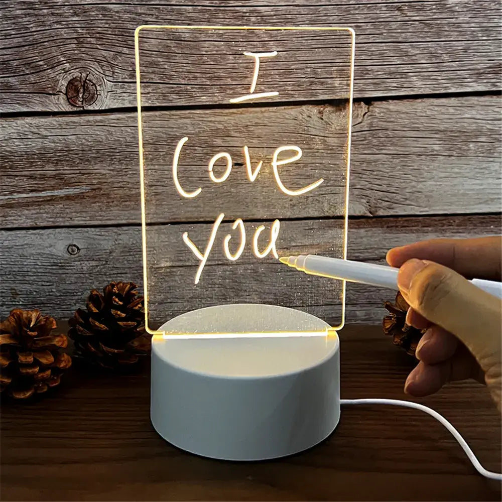 Transparent Luminous Acrylic LED Night Lights