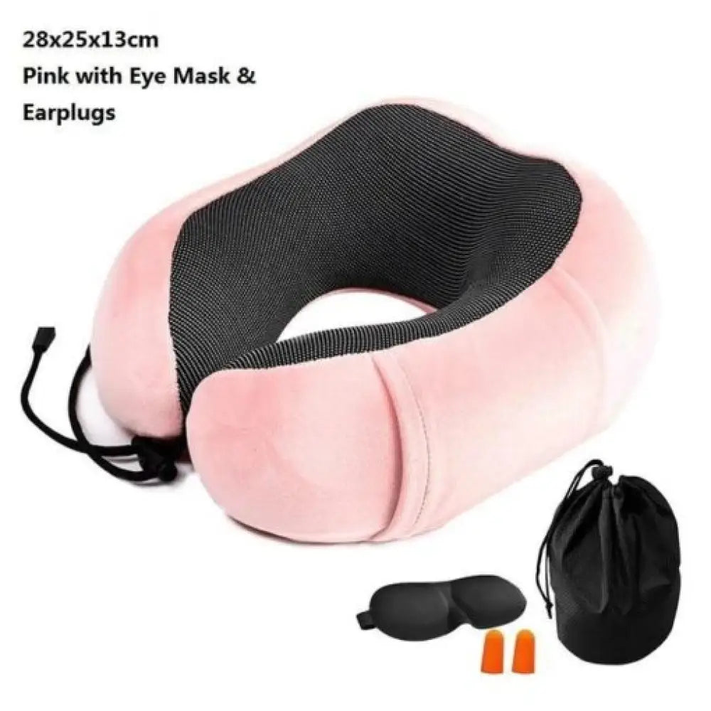 Travel Memory Foam Neck Pillow