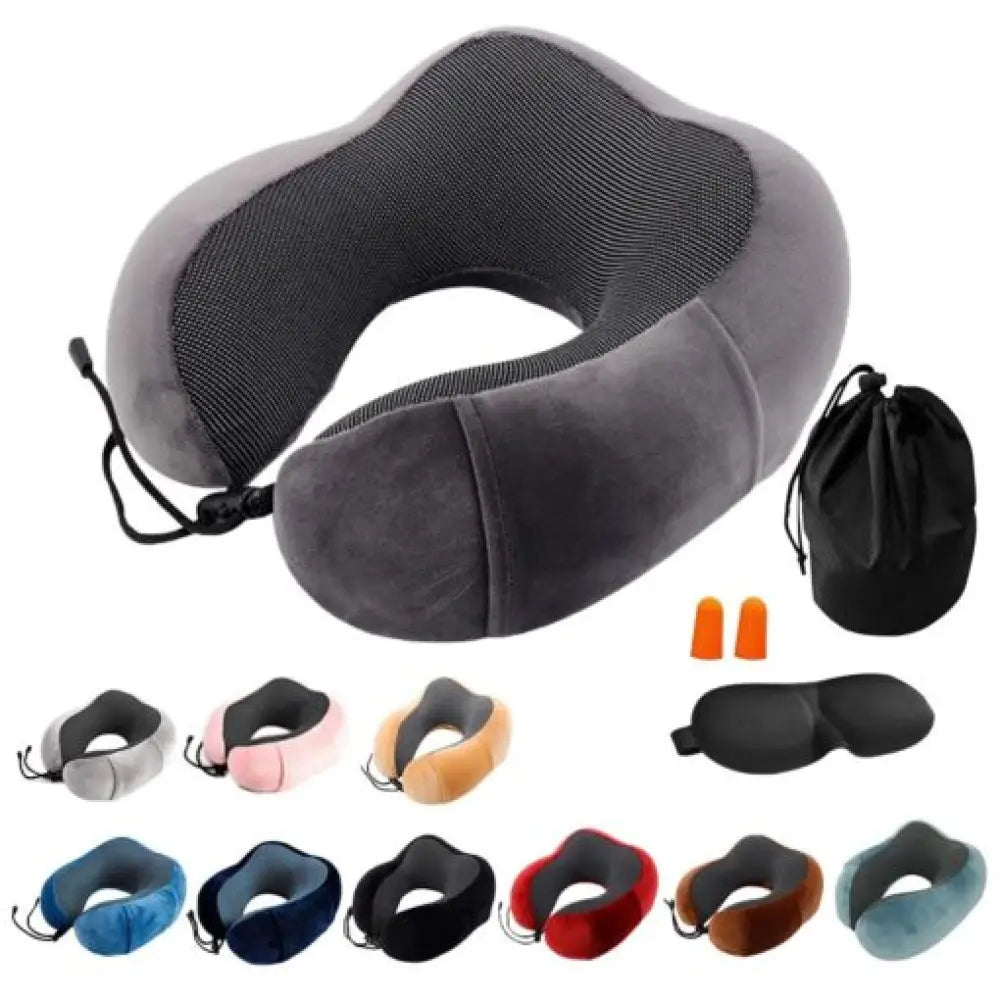 Travel Memory Foam Neck Pillow