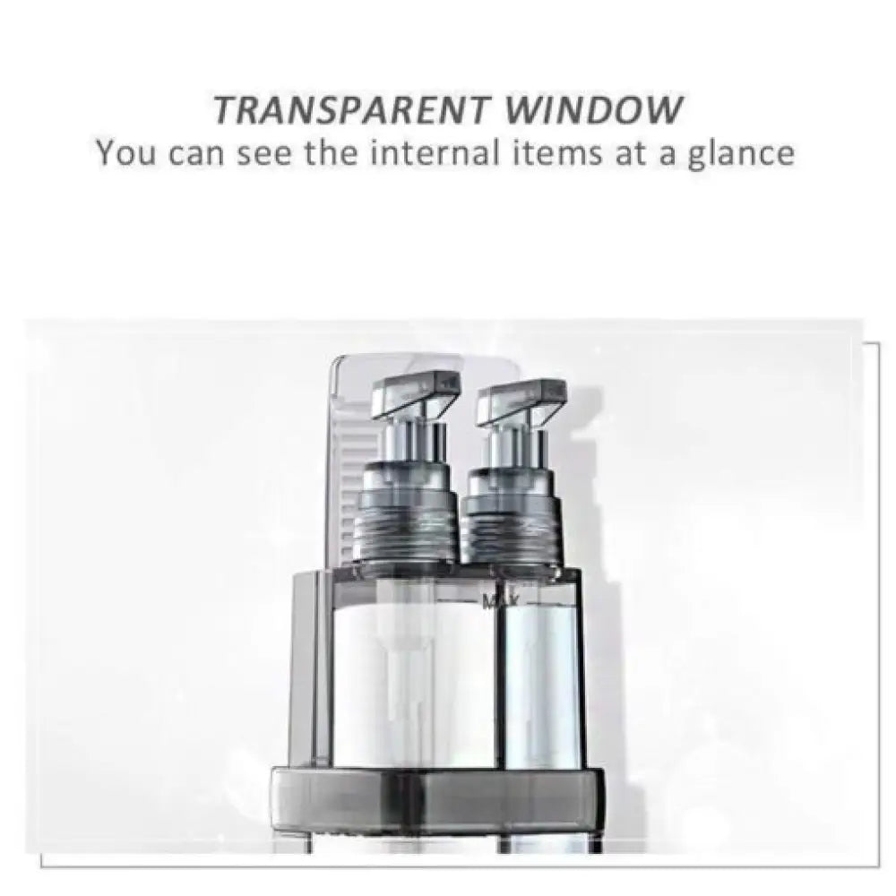 Travel Toiletry Kit — Portable All-in-One Grooming Set with Sub-Bottles