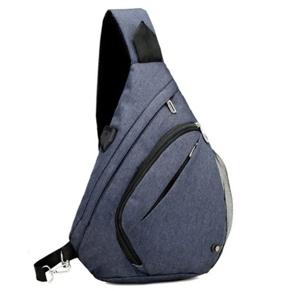 TravelPro™ USB Charging Sling Backpack — Anti-Theft Crossbody with USB Port