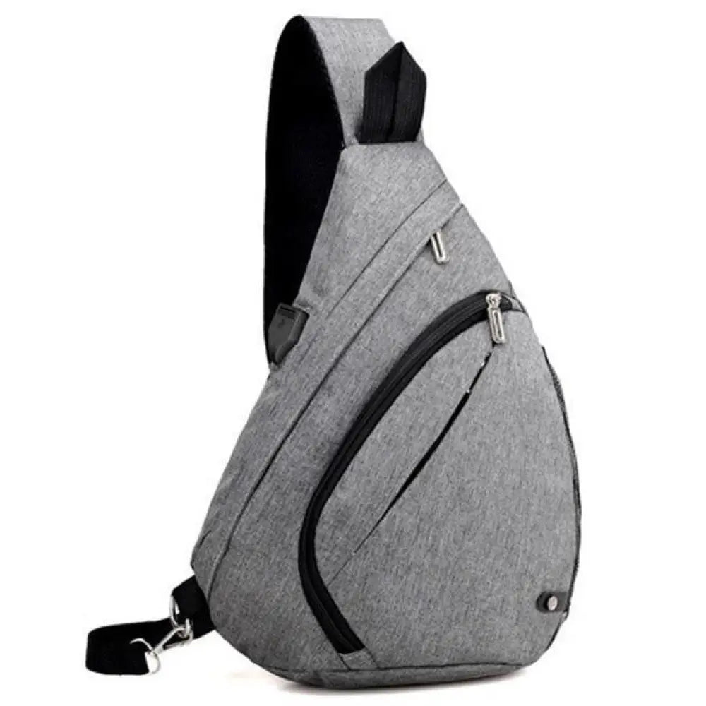 TravelPro™ USB Charging Sling Backpack — Anti-Theft Crossbody with USB Port
