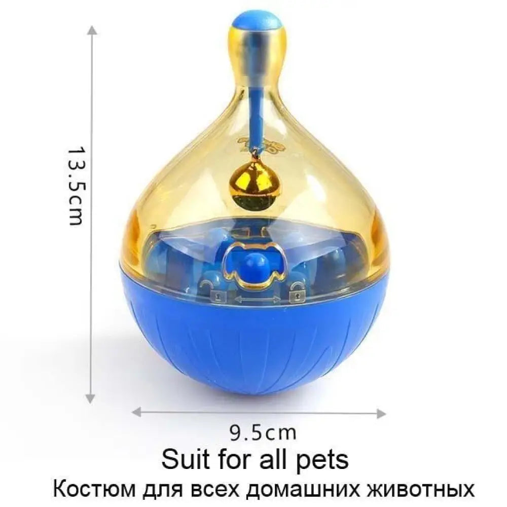 Interactive Pet Treat Dispensing Ball — Slow Feeder Toy for Dogs & Cats