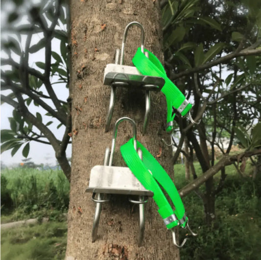Tree Climbing Spikes Stainless Steel Safe Tree Climbing Gear