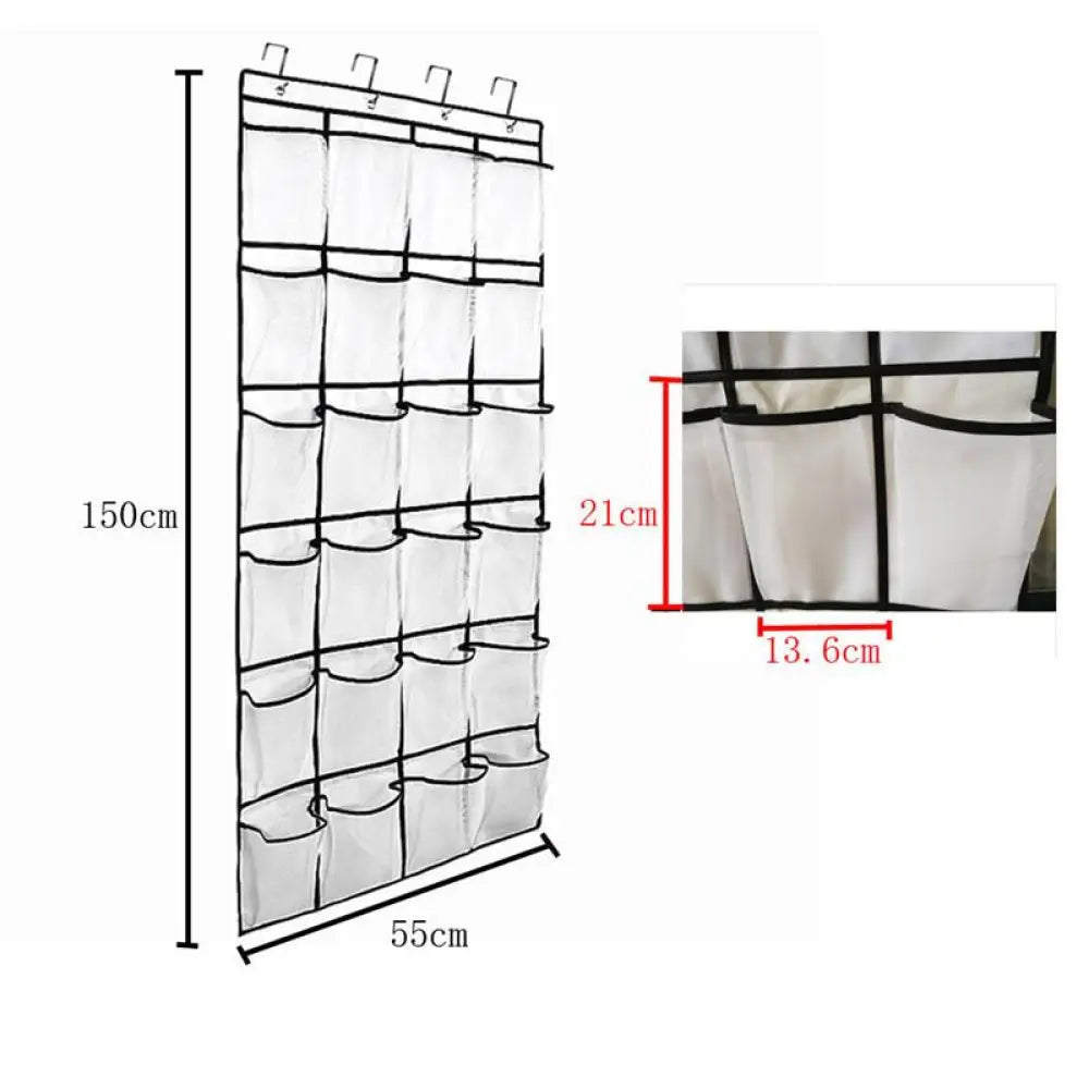 Over The Door Shoe Rack Hanging Shoe Organizer