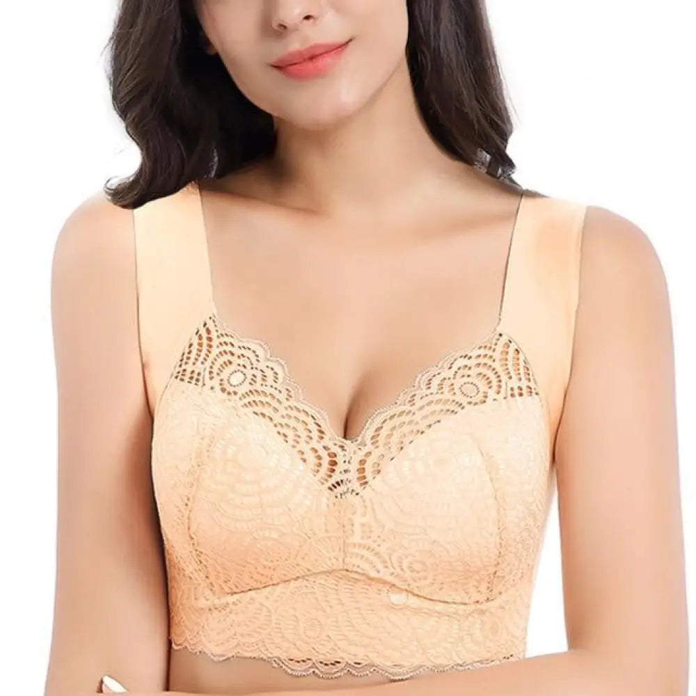 Ultimate Lift Stretch Full-Figure Seamless Lace Cut-Out Bra