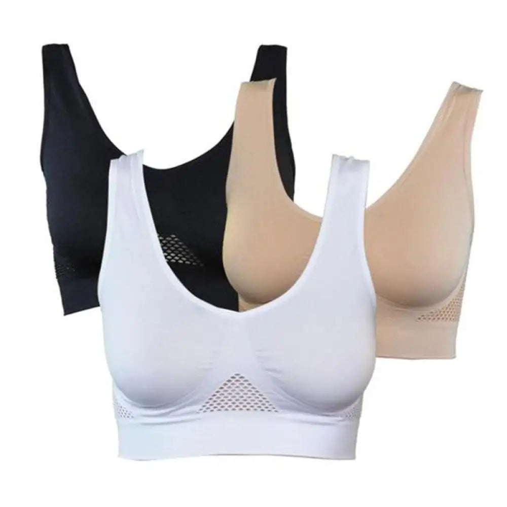 Ultra Comfort Air Bra – Wire-Free, Honeycomb Mesh