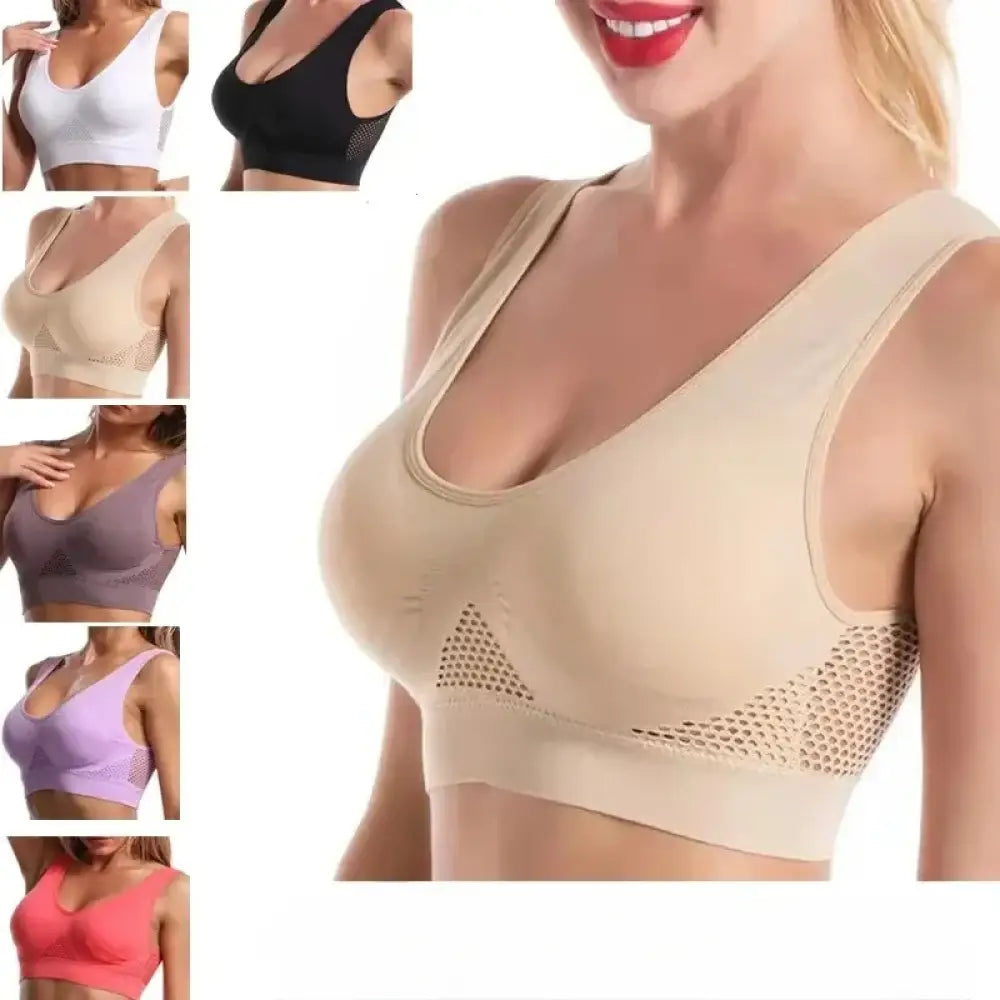 Ultra Comfort Air Bra – Wire-Free, Honeycomb Mesh