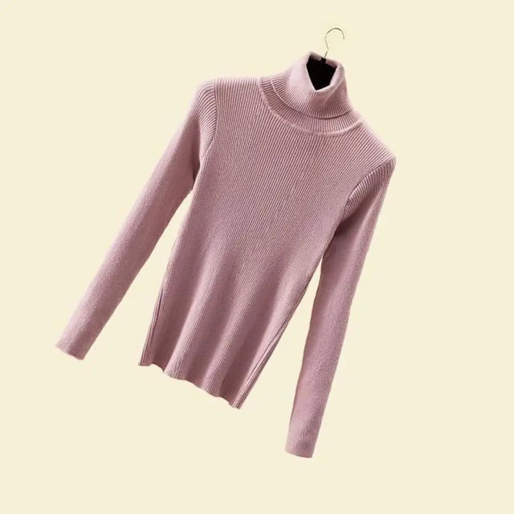 Ultra-Soft Thermal Turtleneck Jumper – 19 Colors, One Size