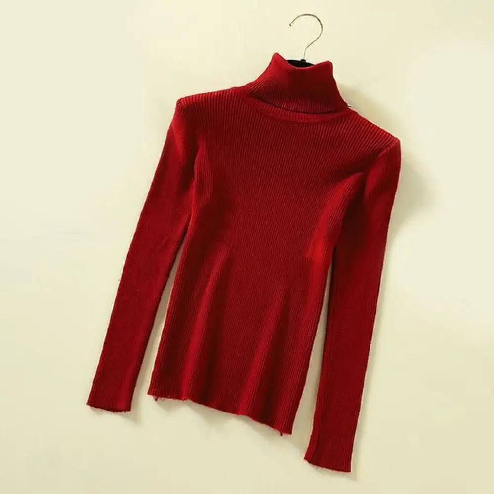 Ultra-Soft Thermal Turtleneck Jumper – 19 Colors, One Size
