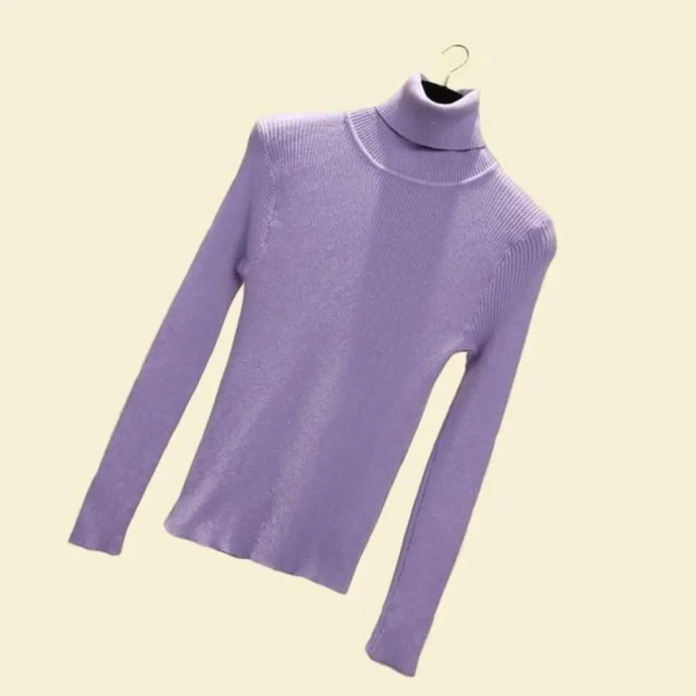 Ultra-Soft Thermal Turtleneck Jumper – 19 Colors, One Size