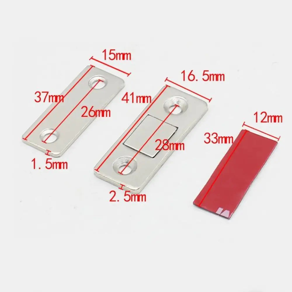 Magnetic Door Stopper – Ultra-Thin, No-Drill, Stainless Steel