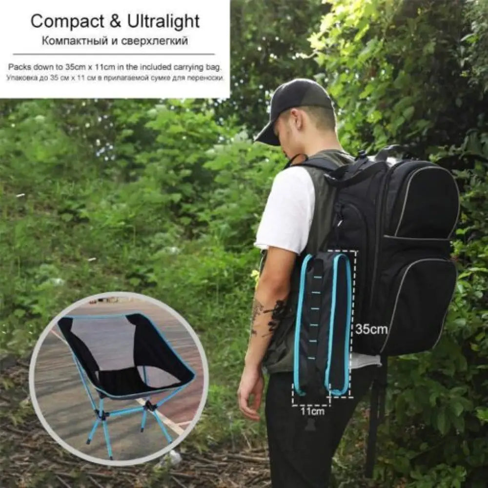 Ultralight Camping Chair – 0.9kg, 150kg Capacity