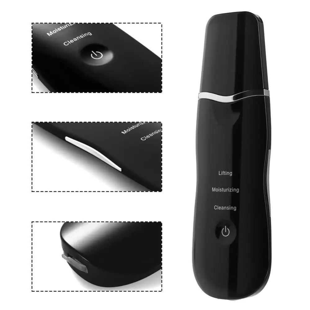 Ultrasonic Skin Scrubber – 3 Modes, Deep Cleanse & Lift