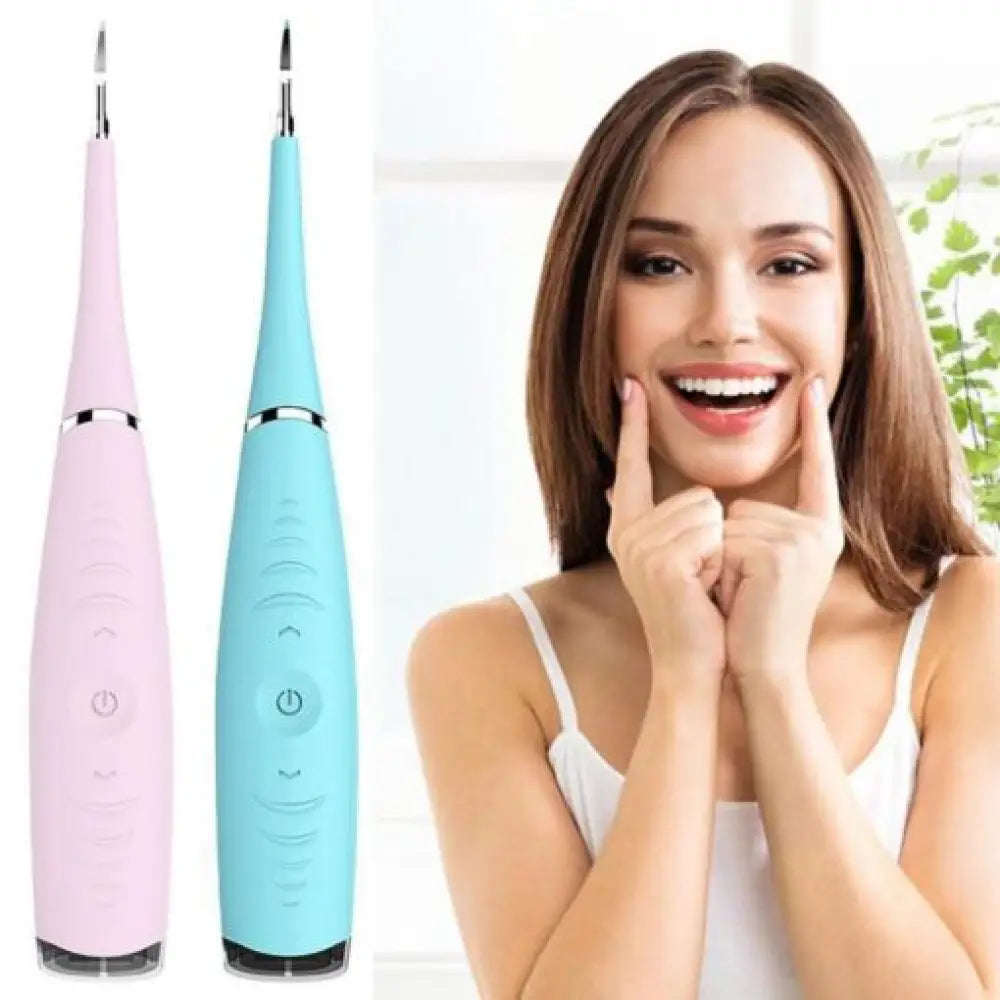 Ultrasonic Tooth Cleaner – 5-Speed, IPX6, Rechargeable