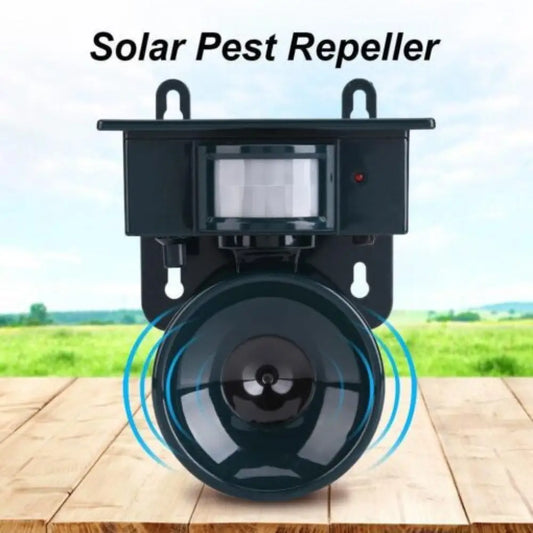 Ultrasonic Solar Animal Repeller – 5000 sq ft, Motion Sensor