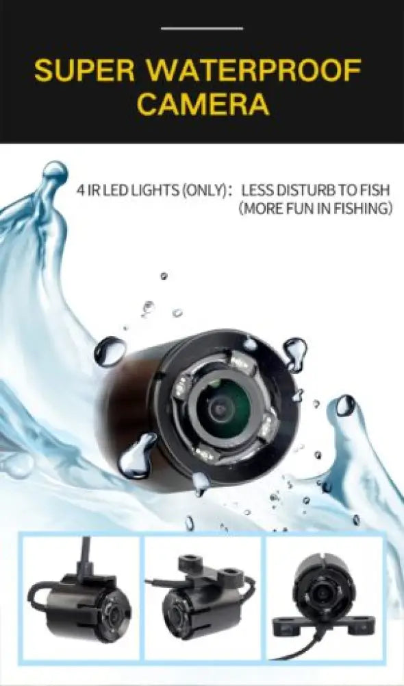 Underwater Fishing Camera – 4.3" LCD, Night Vision, 20M