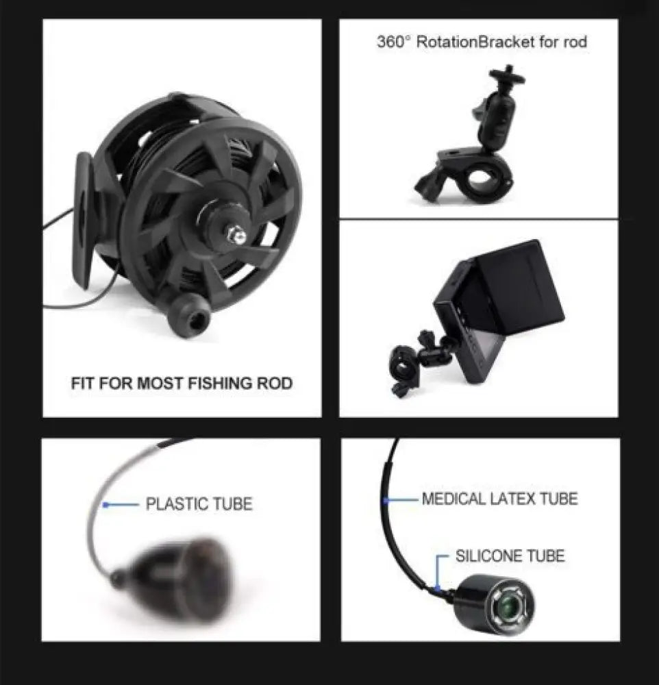 Underwater Fishing Camera – 4.3" LCD, Night Vision, 20M