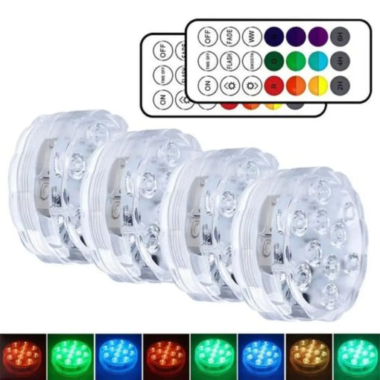 Underwater Spa Light – 16 Colors, Remote, IP68 Waterproof