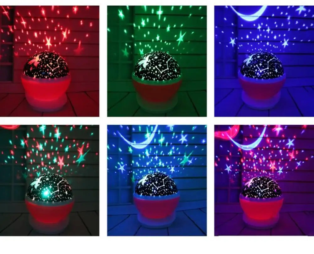Unicorn Sky Projector – Galaxy Night Light, USB & Battery